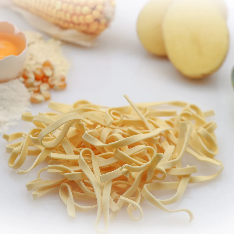 Natürliche Zutaten für Pasta