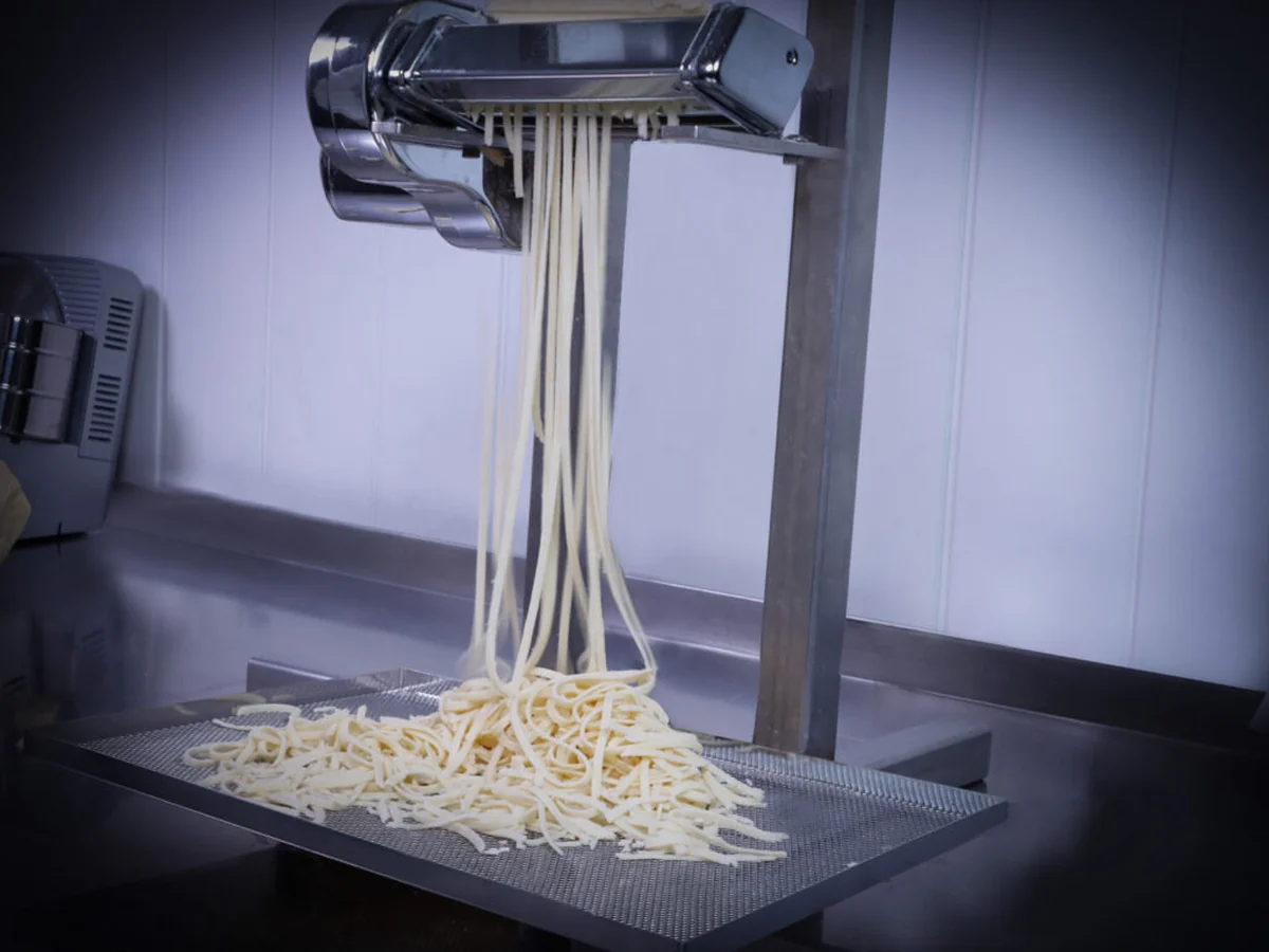 Pasta in der Produktion